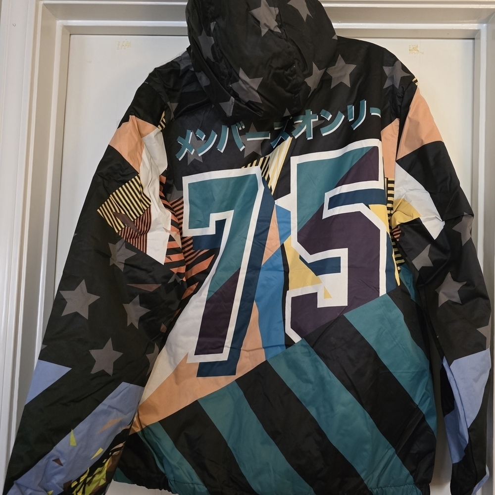 Members Only Multicolor Graphic Jacket - Picture 3 of 4